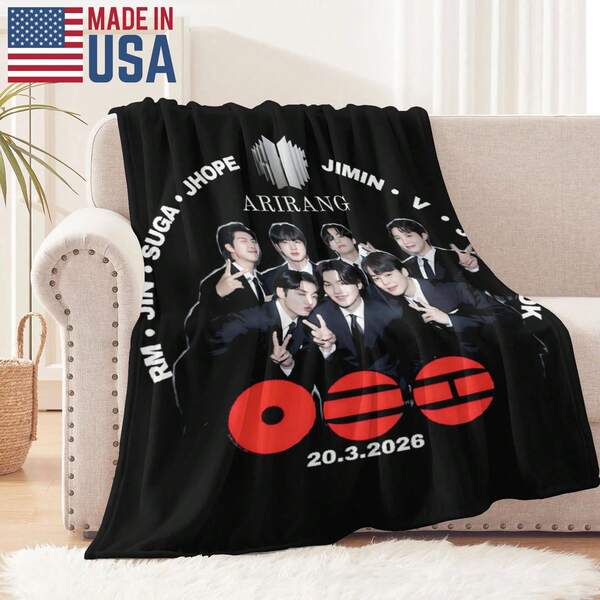 Soft Blanket Warm And Cozy Throw For Home Office Lightweight Comfortable Sofa Bed Nap Gift